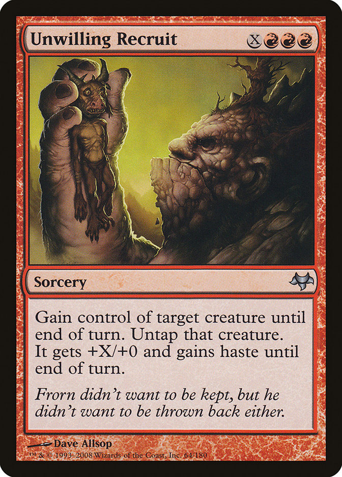 Unwilling Recruit [Eventide] MTG Single Magic: The Gathering | Red Claw Gaming