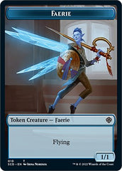 Cat Bird // Faerie Double-Sided Token [Starter Commander Decks] MTG Single Magic: The Gathering | Red Claw Gaming