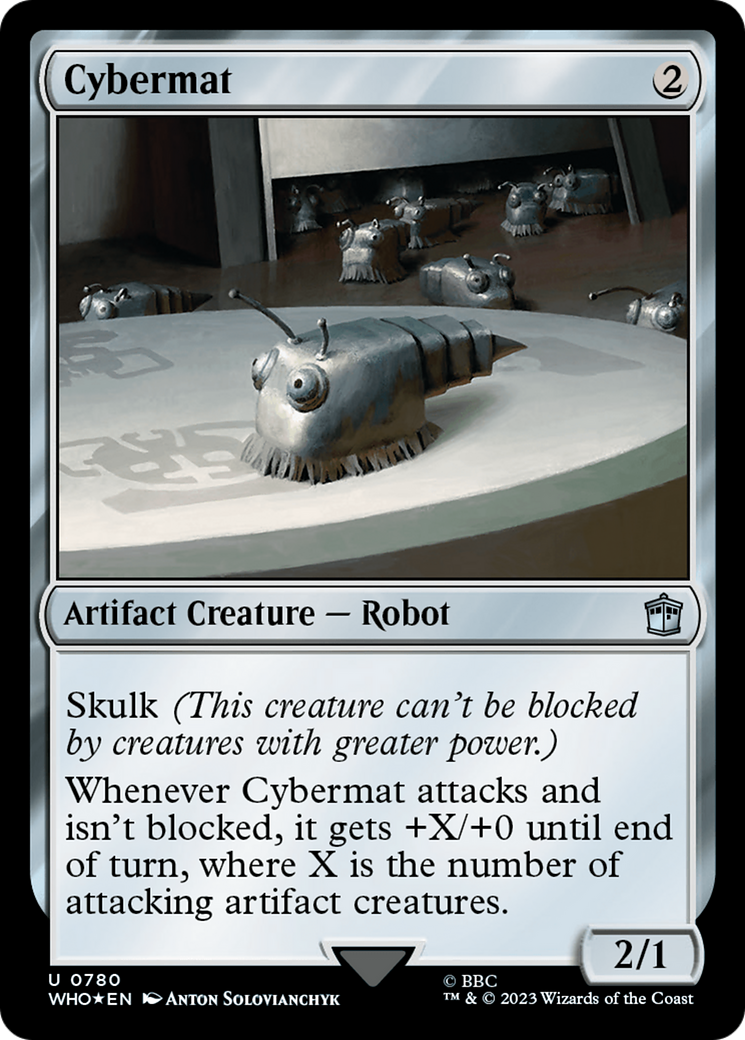 Cybermat (Surge Foil) [Doctor Who] MTG Single Magic: The Gathering | Red Claw Gaming