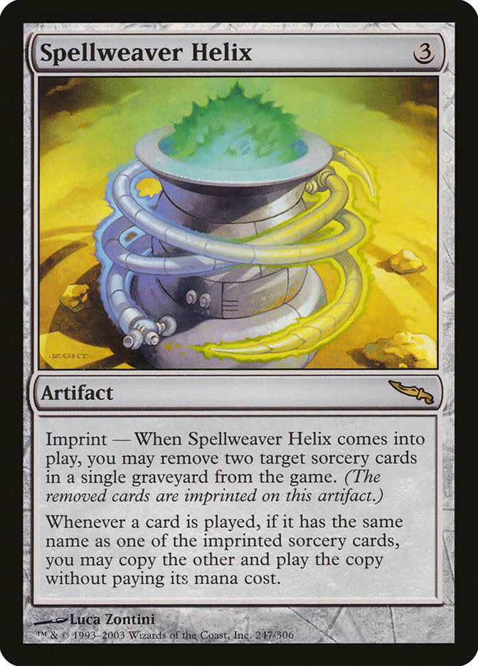 Spellweaver Helix [Mirrodin] MTG Single Magic: The Gathering | Red Claw Gaming