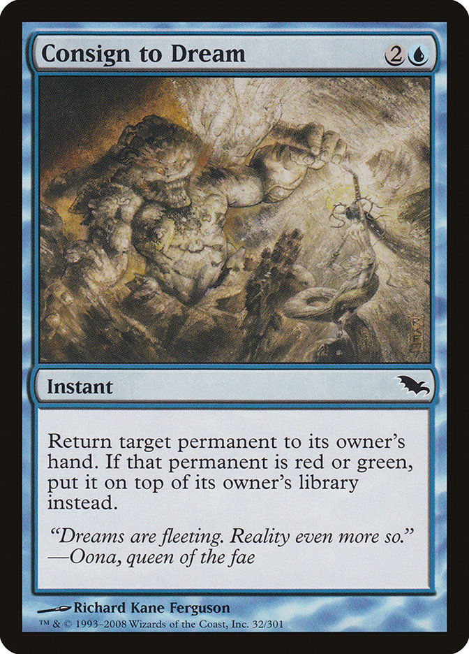 Consign to Dream [Shadowmoor] MTG Single Magic: The Gathering | Red Claw Gaming