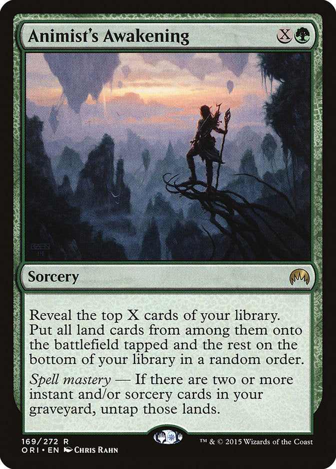 Animist's Awakening [Magic Origins] MTG Single Magic: The Gathering | Red Claw Gaming