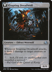 Smoldering Werewolf // Erupting Dreadwolf [Eldritch Moon] MTG Single Magic: The Gathering | Red Claw Gaming