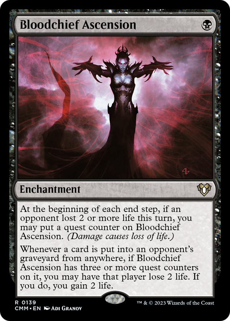 Bloodchief Ascension [Commander Masters] MTG Single Magic: The Gathering | Red Claw Gaming