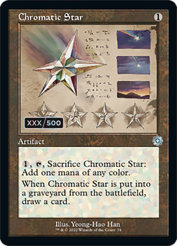 Chromatic Star (Retro Schematic) (Serialized) [The Brothers' War Retro Artifacts] MTG Single Magic: The Gathering | Red Claw Gaming