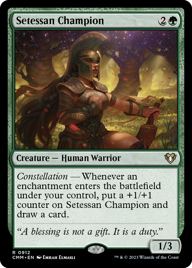 Setessan Champion [Commander Masters] MTG Single Magic: The Gathering | Red Claw Gaming