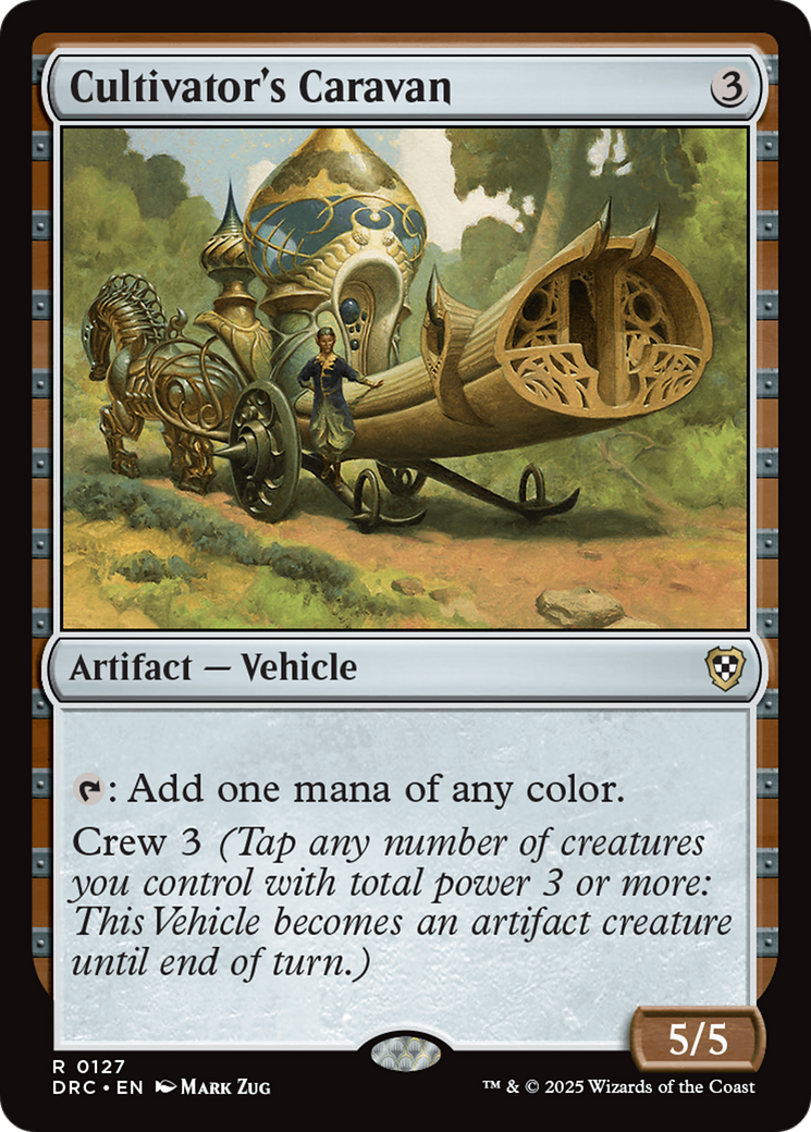 Cultivator's Caravan [Aetherdrift Commander] MTG Single Magic: The Gathering | Red Claw Gaming