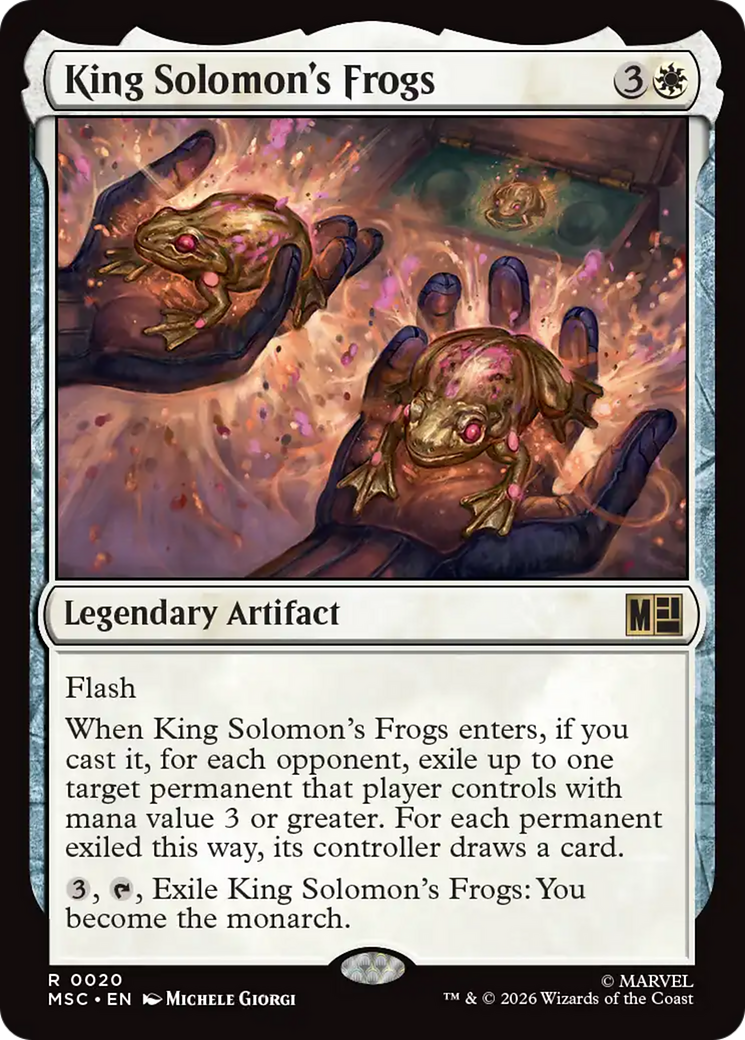 King Solomon's Frogs [Marvel Super Heroes Commander] MTG Single Magic: The Gathering | Red Claw Gaming