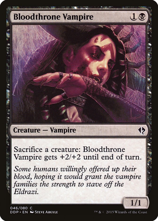 Bloodthrone Vampire [Duel Decks: Zendikar vs. Eldrazi] MTG Single Magic: The Gathering | Red Claw Gaming