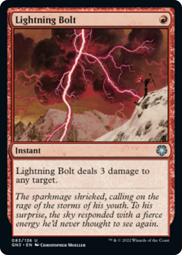 Lightning Bolt [Game Night: Free-for-All] MTG Single Magic: The Gathering | Red Claw Gaming