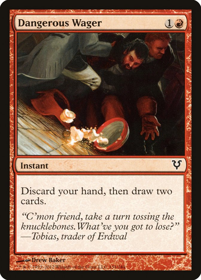 Dangerous Wager [Avacyn Restored] MTG Single Magic: The Gathering | Red Claw Gaming