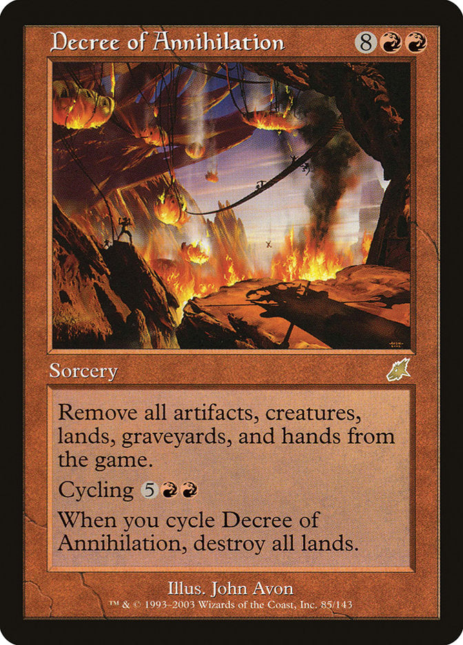 Decree of Annihilation [Scourge] MTG Single Magic: The Gathering | Red Claw Gaming