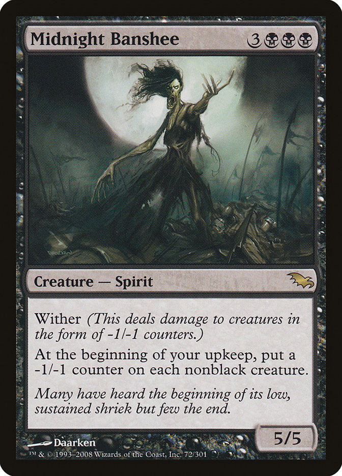 Midnight Banshee [Shadowmoor] MTG Single Magic: The Gathering | Red Claw Gaming