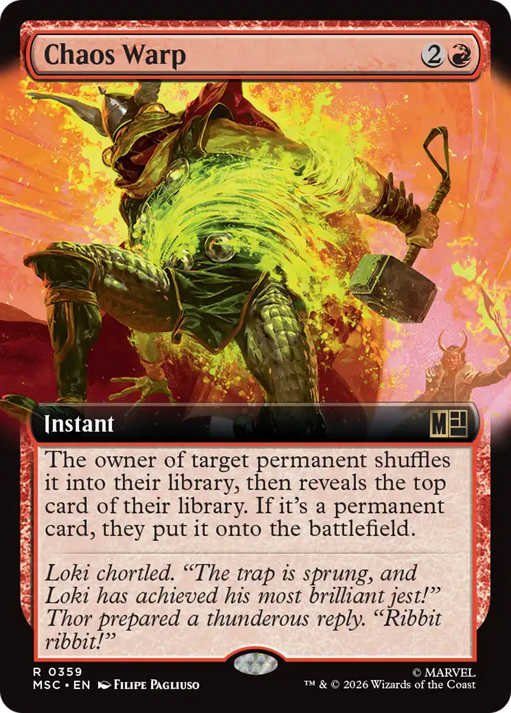 Chaos Warp (Extended Art) [Marvel Super Heroes Commander] | Red Claw Gaming