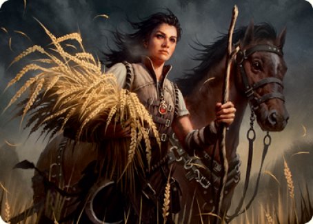 Ambitious Farmhand Art Card [Innistrad: Midnight Hunt Art Series] MTG Single Magic: The Gathering | Red Claw Gaming