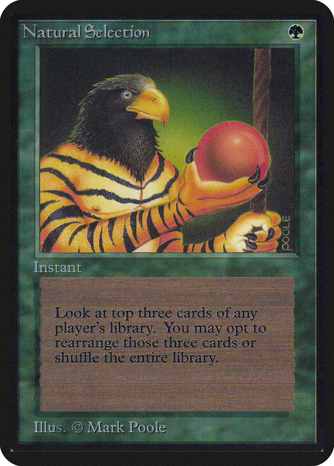 Natural Selection [Alpha Edition] MTG Single Magic: The Gathering | Red Claw Gaming
