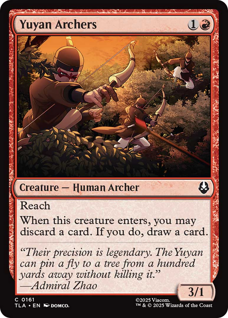 Yuyan Archers [Avatar: The Last Airbender] MTG Single Magic: The Gathering | Red Claw Gaming