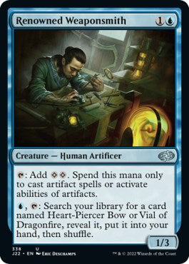 Renowned Weaponsmith [Jumpstart 2022] MTG Single Magic: The Gathering | Red Claw Gaming