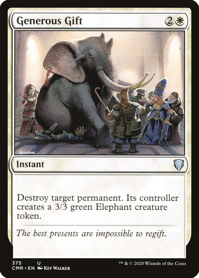 Generous Gift [Commander Legends] MTG Single Magic: The Gathering | Red Claw Gaming