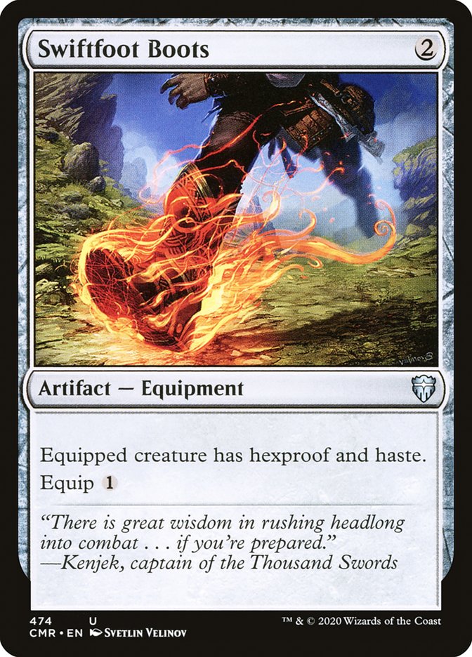 Swiftfoot Boots [Commander Legends] MTG Single Magic: The Gathering | Red Claw Gaming