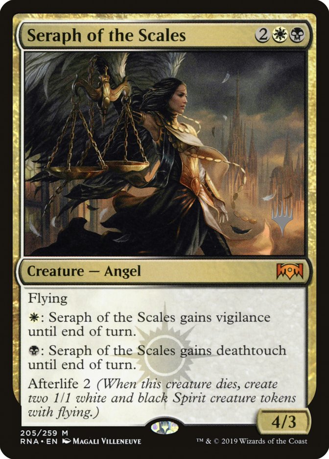 Seraph of the Scales (Promo Pack) [Ravnica Allegiance Promos] MTG Single Magic: The Gathering | Red Claw Gaming