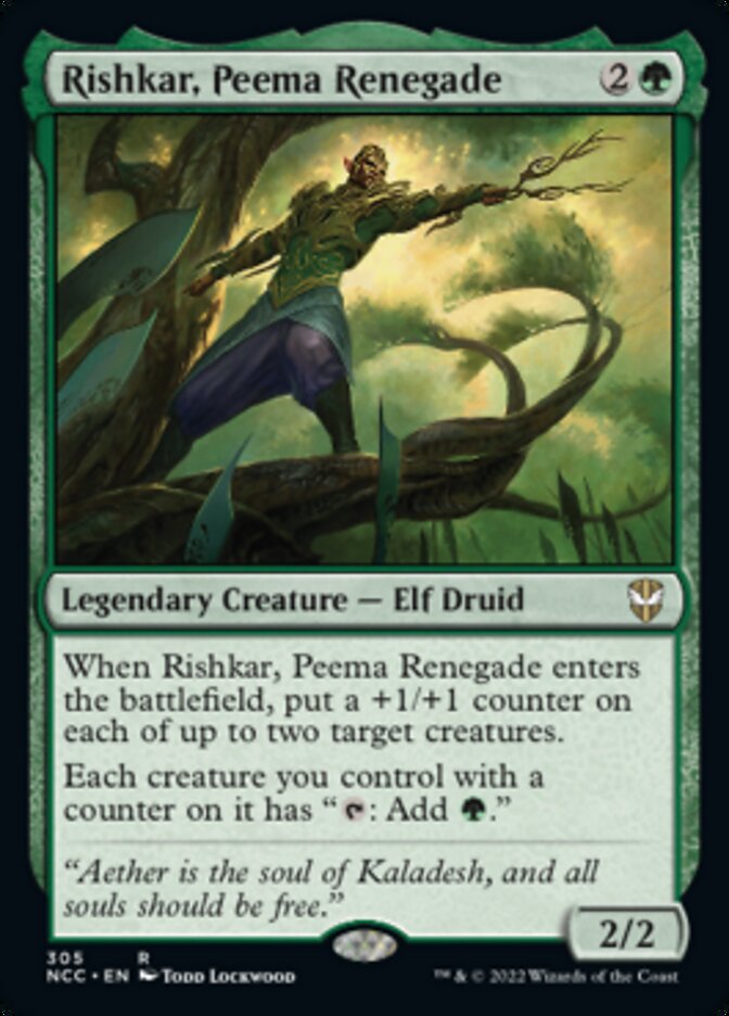 Rishkar, Peema Renegade [Streets of New Capenna Commander] MTG Single Magic: The Gathering | Red Claw Gaming