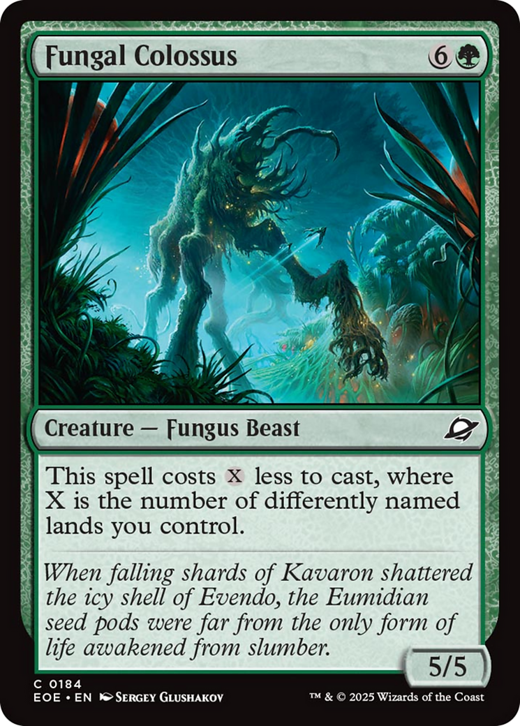 Fungal Colossus [Edge of Eternities] MTG Single Magic: The Gathering | Red Claw Gaming