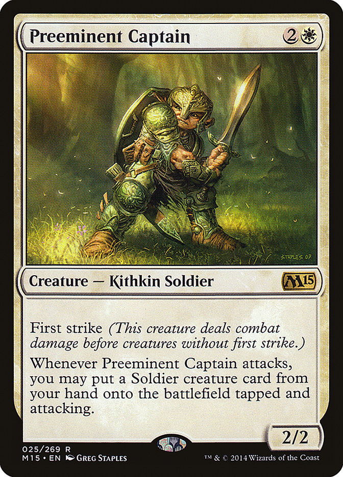 Preeminent Captain [Magic 2015] MTG Single Magic: The Gathering | Red Claw Gaming