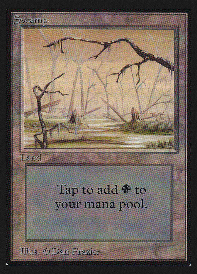 Swamp (Orange Sky) [Collectors' Edition] MTG Single Magic: The Gathering | Red Claw Gaming