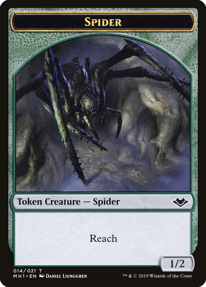 Soldier (004) // Spider (014) Double-Sided Token [Modern Horizons Tokens] MTG Single Magic: The Gathering | Red Claw Gaming