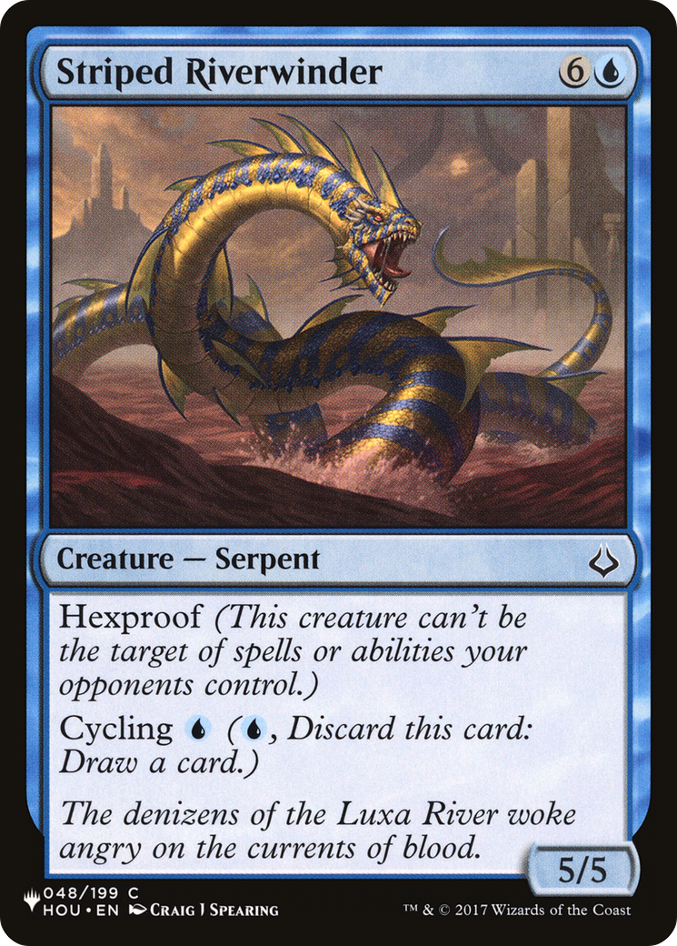 Striped Riverwinder [The List] MTG Single Magic: The Gathering | Red Claw Gaming