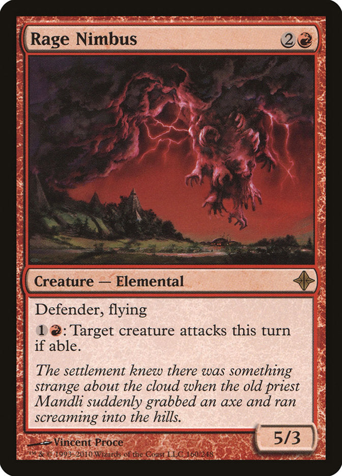 Rage Nimbus [Rise of the Eldrazi] MTG Single Magic: The Gathering | Red Claw Gaming