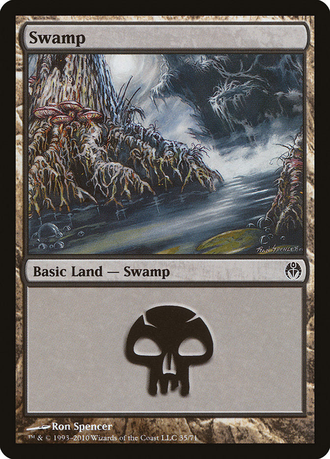Swamp (35) [Duel Decks: Phyrexia vs. the Coalition] MTG Single Magic: The Gathering | Red Claw Gaming