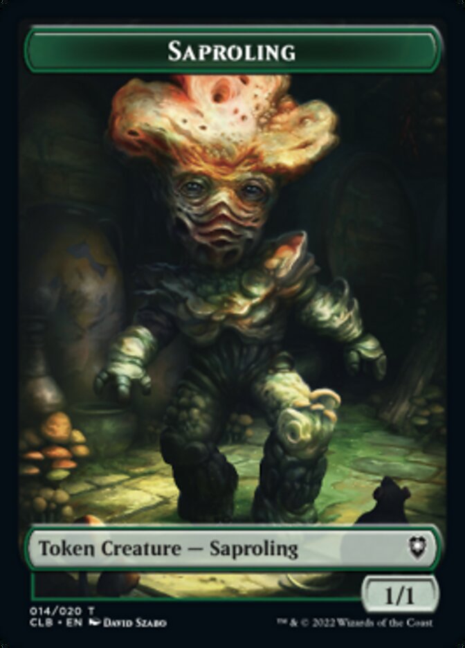 Saproling Token [Commander Legends: Battle for Baldur's Gate Tokens] MTG Single Magic: The Gathering | Red Claw Gaming
