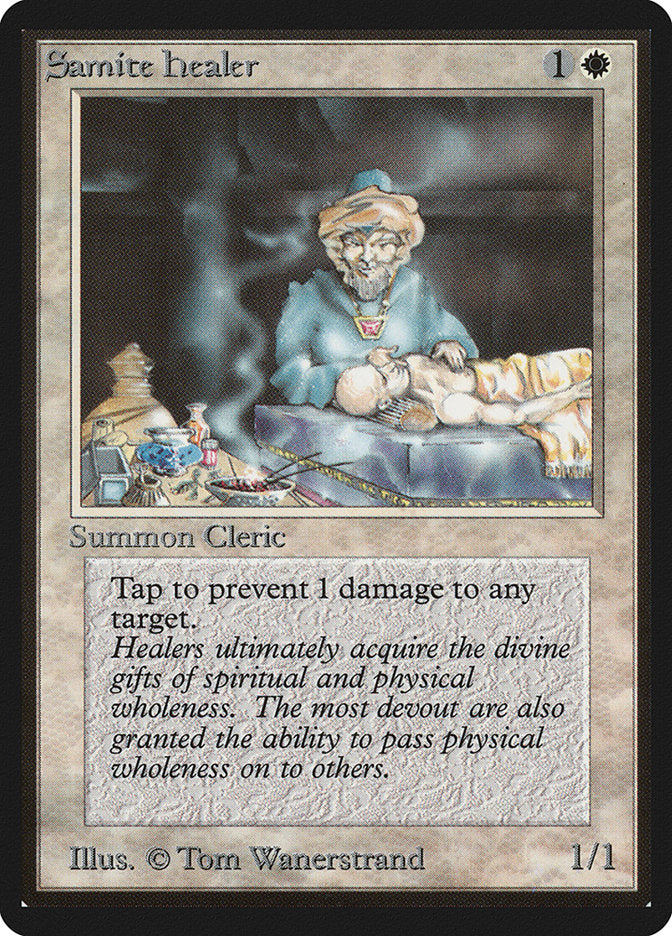 Samite Healer [Beta Edition] MTG Single Magic: The Gathering | Red Claw Gaming