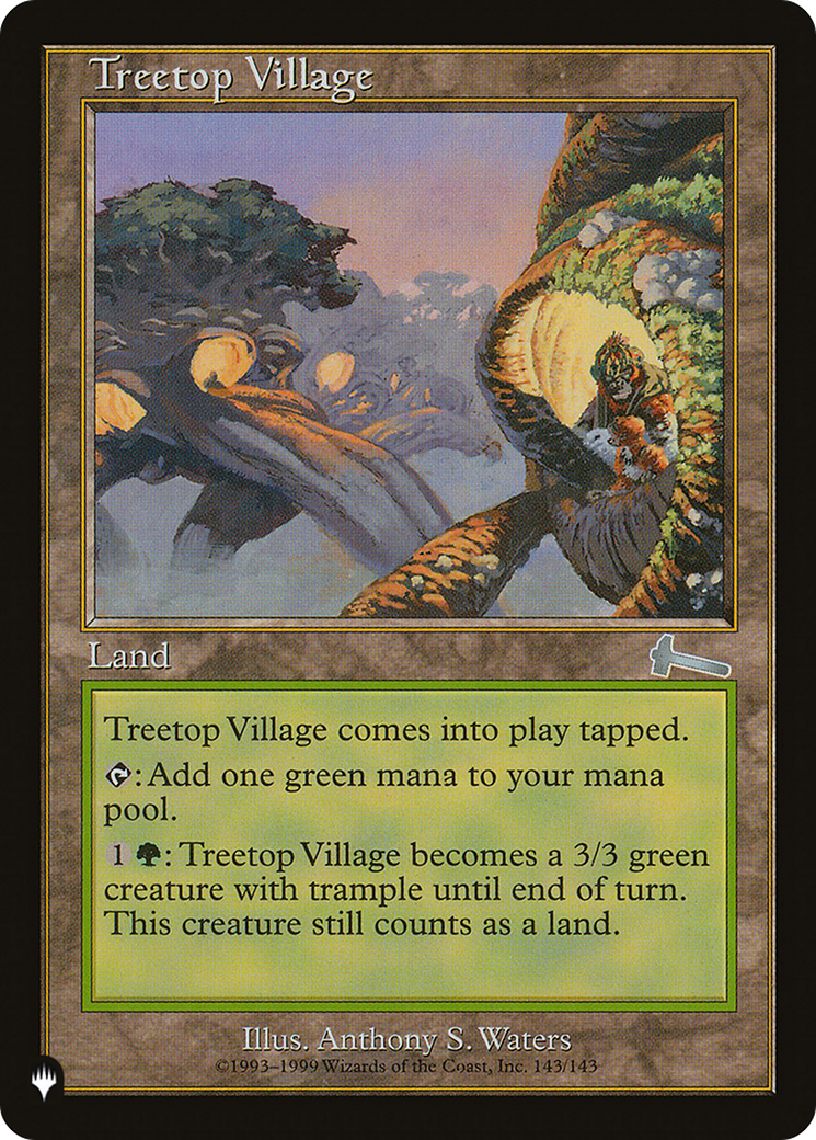 Treetop Village [The List] MTG Single Magic: The Gathering | Red Claw Gaming