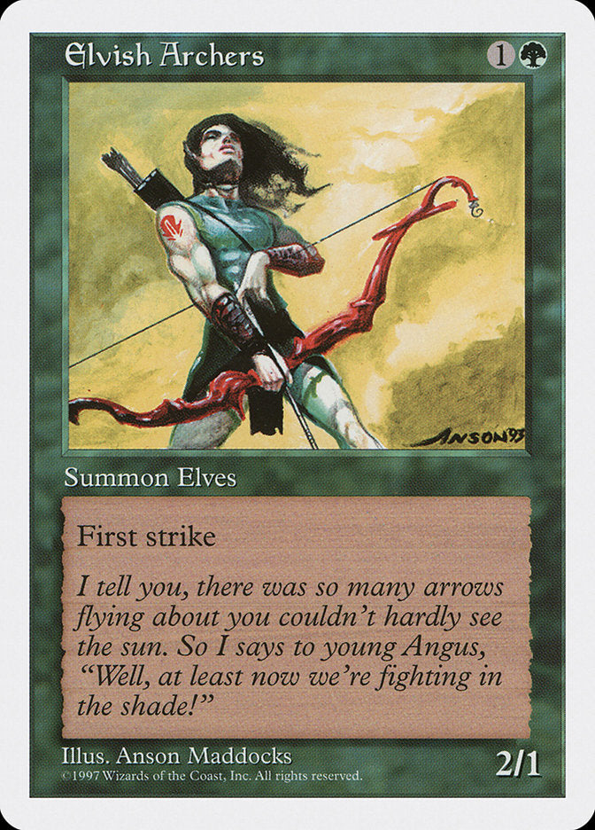 Elvish Archers [Fifth Edition] MTG Single Magic: The Gathering | Red Claw Gaming