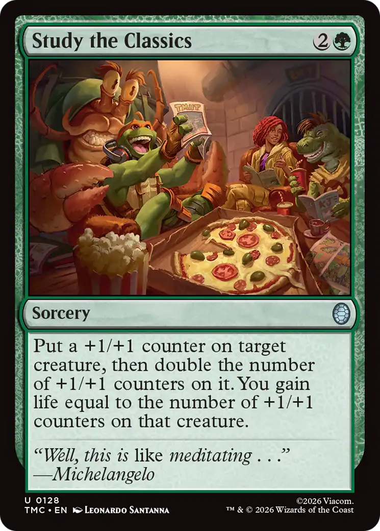 Study the Classics [Teenage Mutant Ninja Turtles Commander] MTG Single Magic: The Gathering | Red Claw Gaming