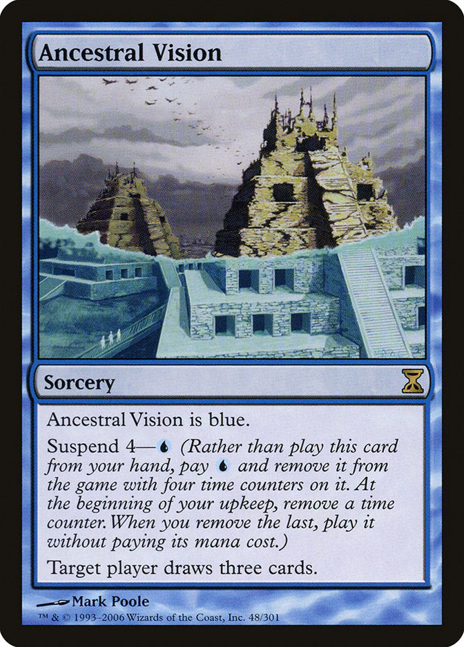 Ancestral Vision [Time Spiral] MTG Single Magic: The Gathering | Red Claw Gaming