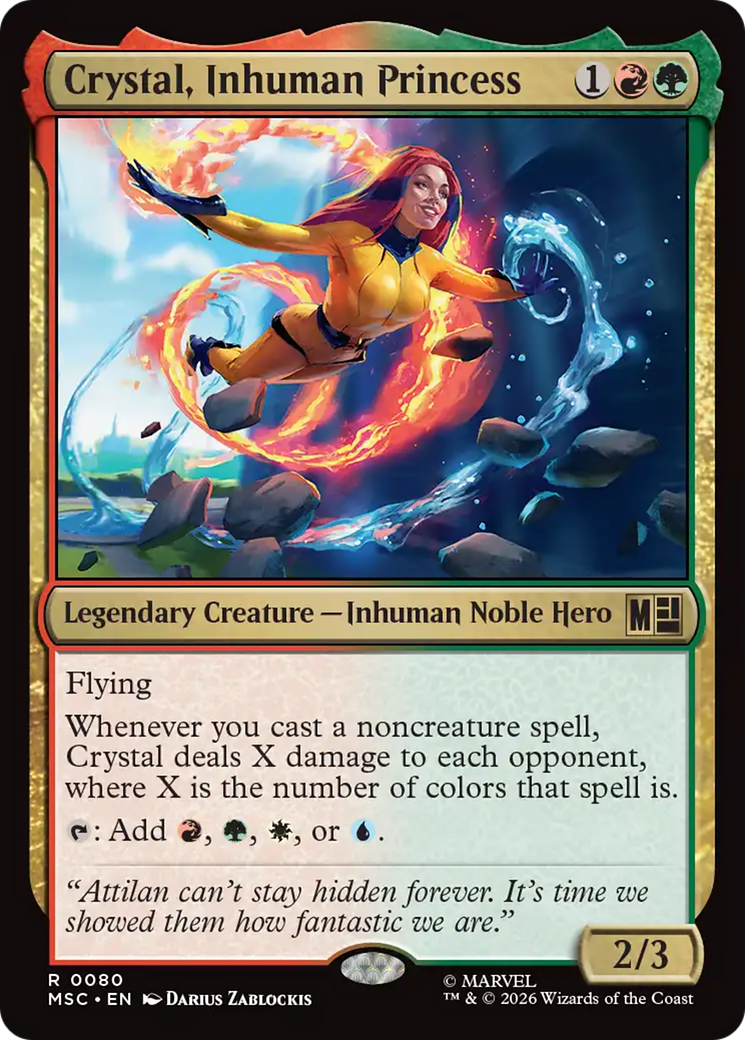 Crystal, Inhuman Princess [Marvel Super Heroes Commander] | Red Claw Gaming