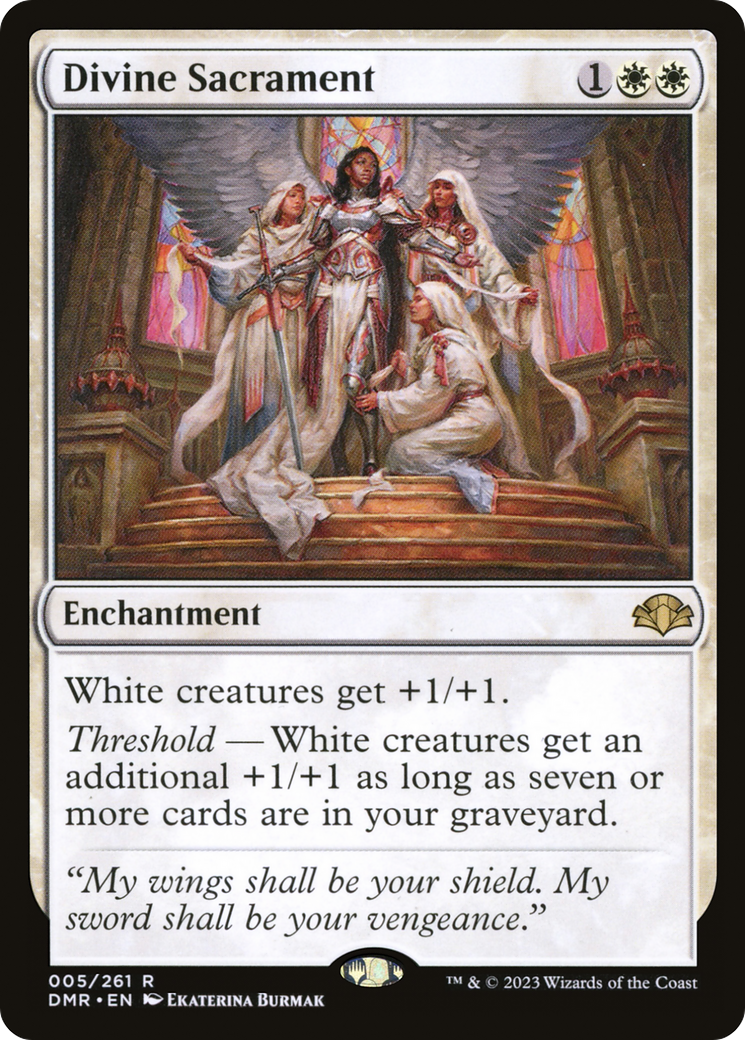 Divine Sacrament [Dominaria Remastered] MTG Single Magic: The Gathering | Red Claw Gaming