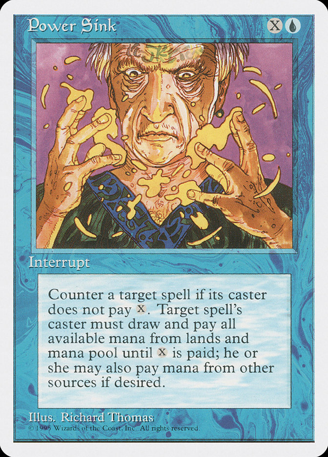 Power Sink [Fourth Edition] MTG Single Magic: The Gathering | Red Claw Gaming