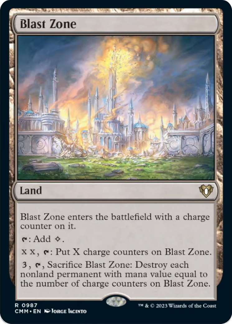 Blast Zone [Commander Masters] MTG Single Magic: The Gathering | Red Claw Gaming