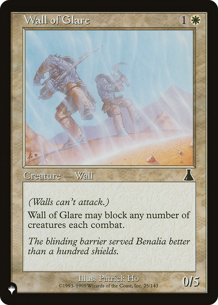 Wall of Glare [The List] MTG Single Magic: The Gathering | Red Claw Gaming
