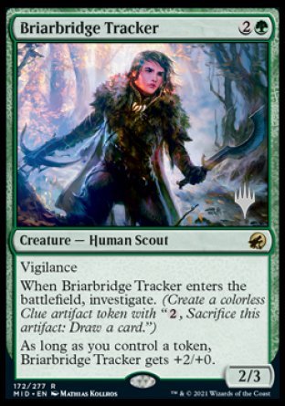 Briarbridge Tracker (Promo Pack) [Innistrad: Midnight Hunt Promos] MTG Single Magic: The Gathering | Red Claw Gaming
