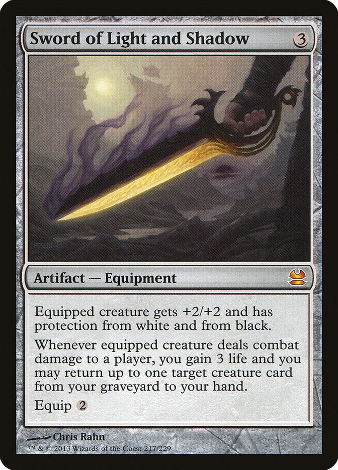 Sword of Light and Shadow [Modern Masters] MTG Single Magic: The Gathering | Red Claw Gaming