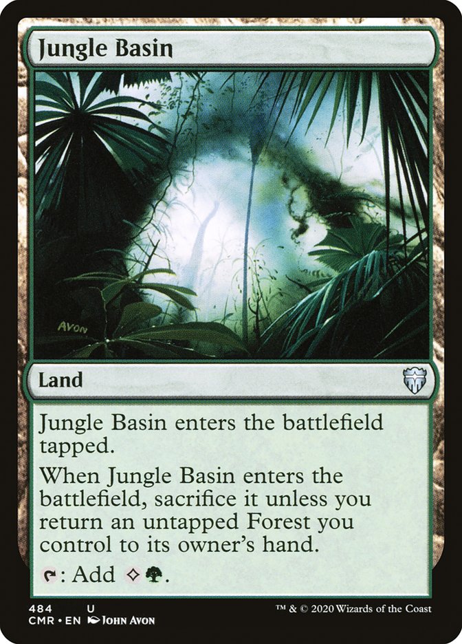 Jungle Basin [Commander Legends] MTG Single Magic: The Gathering | Red Claw Gaming