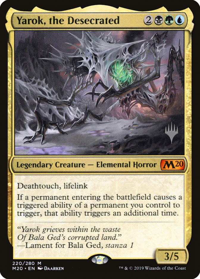 Yarok, the Desecrated (Promo Pack) [Core Set 2020 Promos] MTG Single Magic: The Gathering | Red Claw Gaming