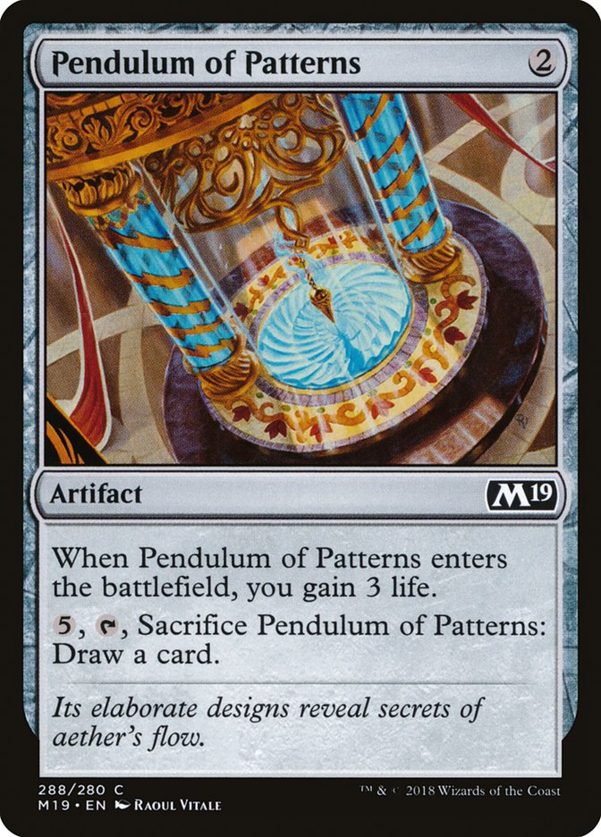 Pendulum of Patterns [Core Set 2019] MTG Single Magic: The Gathering | Red Claw Gaming