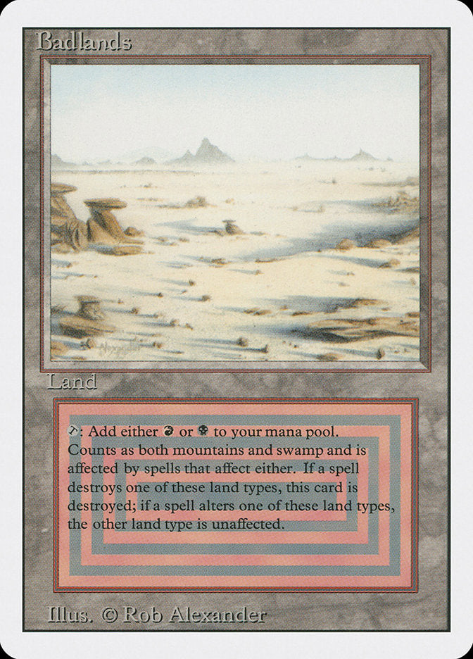 Badlands [Revised Edition] MTG Single Magic: The Gathering | Red Claw Gaming